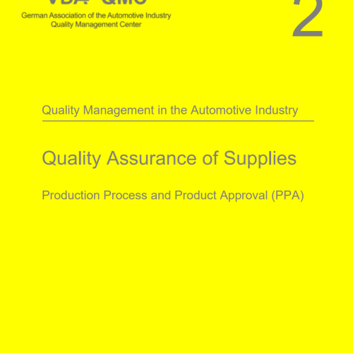 Yellow volume VDA2 – PPA (7th edition)